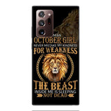 Personalized October Girl Phone Case AUG-MQ05