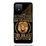 Personalized October Girl Phone Case AUG-MQ05