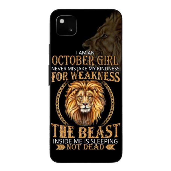 Personalized October Girl Phone Case AUG-MQ05