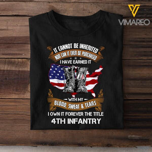 Personalized U.S Military Tshirt Printed SEP-MA28