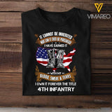Personalized U.S Military Tshirt Printed SEP-MA28