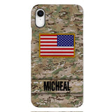 Personalized U.S Soldier Phone Case OCT-HQ07