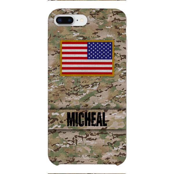 Personalized U.S Soldier Phone Case OCT-HQ07