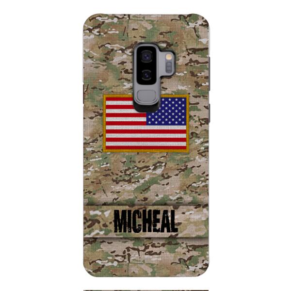 Personalized U.S Soldier Phone Case OCT-HQ07