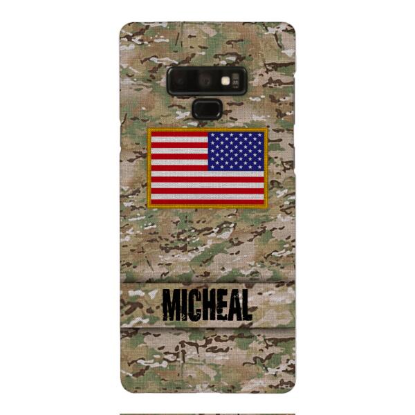 Personalized U.S Soldier Phone Case OCT-HQ07