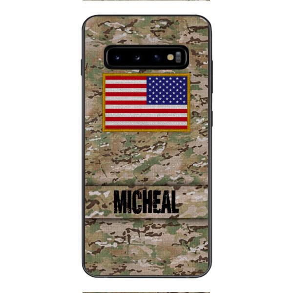 Personalized U.S Soldier Phone Case OCT-HQ07