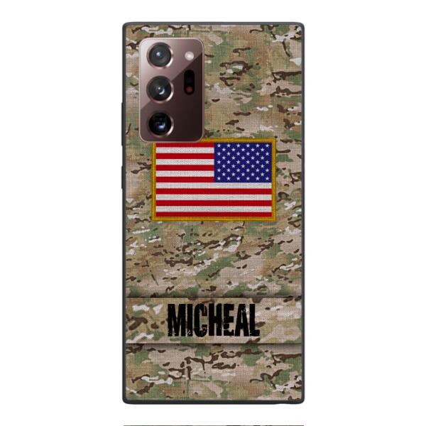 Personalized U.S Soldier Phone Case OCT-HQ07