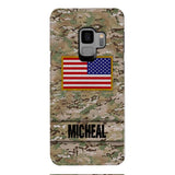 Personalized U.S Soldier Phone Case OCT-HQ07