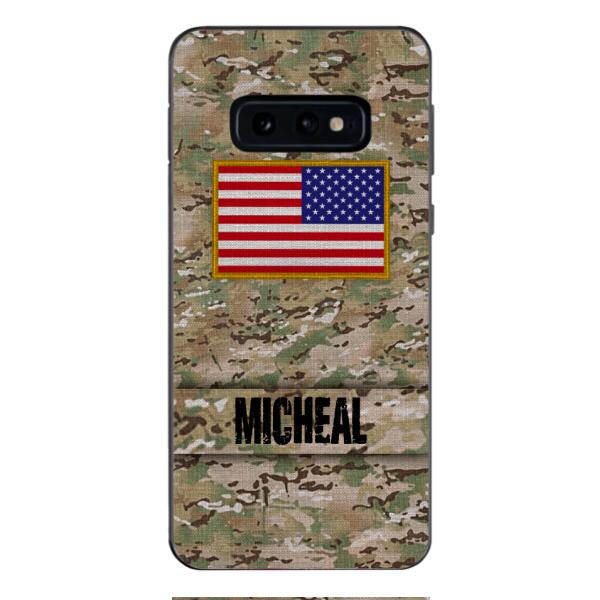 Personalized U.S Soldier Phone Case OCT-HQ07