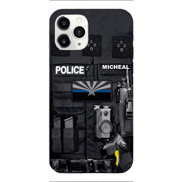 Personalized Arizona Police Phone Case OCT-MA07