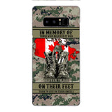 Personalized Canadian Veteran Phone Case OCT-MA10