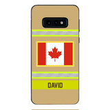 Personalized Canadian Firefighter Phone Case OCT-QH10