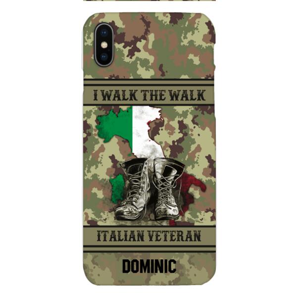 Personalized Italian Veteran Phone Case OCT-DT14