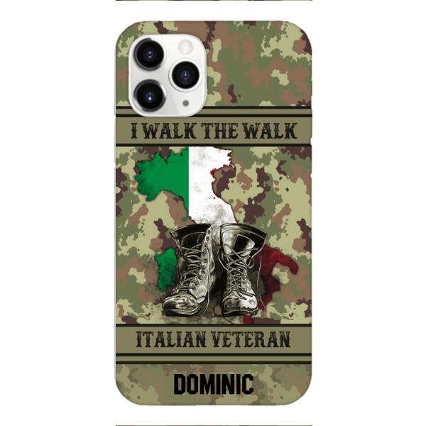 Personalized Italian Veteran Phone Case OCT-DT14