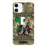 Personalized Italian Veteran Phone Case OCT-DT14
