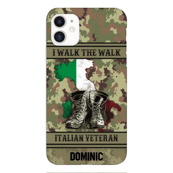 Personalized Italian Veteran Phone Case OCT-DT14