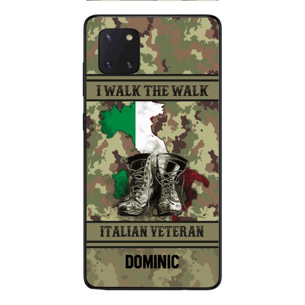 Personalized Italian Veteran Phone Case OCT-DT14