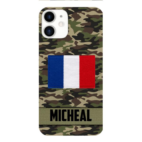 Personalized France Soldier Phone Case OCT-LN14
