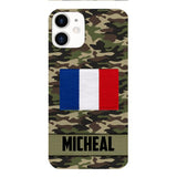Personalized France Soldier Phone Case OCT-LN14
