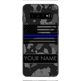 Personalized U.S Thin Blue Line Phone Case OCT-MQ18