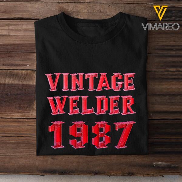 Personalized Welder Tshirt Printed OCT-LN20