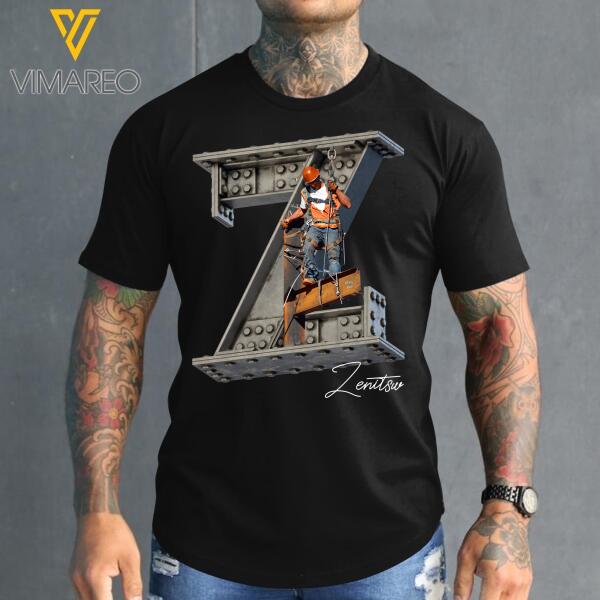Personalized Ironworker Tshirt Printed OCT-HQ20