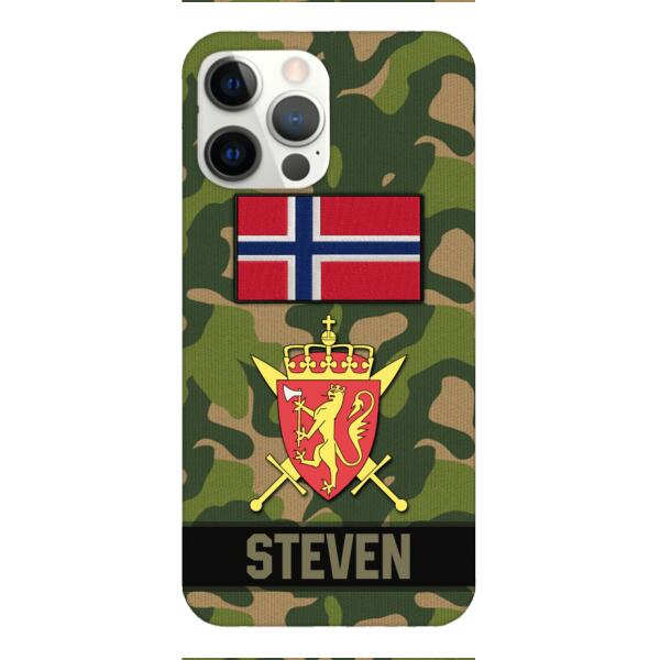 Personalized Norway Soldier Phone Case OCT-DT26