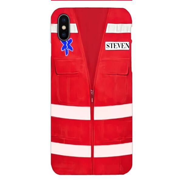 PERSONALIZED PARAMEDIC UNIFORM PHONECASE MTTQ2610