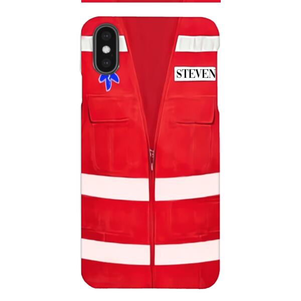 PERSONALIZED PARAMEDIC UNIFORM PHONECASE MTTQ2610