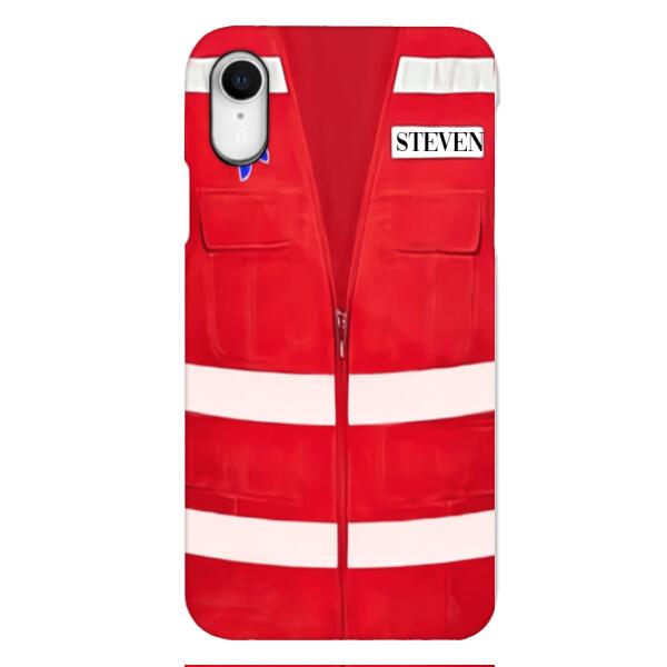PERSONALIZED PARAMEDIC UNIFORM PHONECASE MTTQ2610