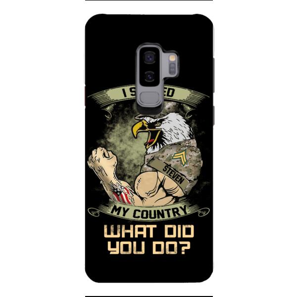 PERSONALIZED I SERVED MY COUNTRY VETERAN PHONECASE QTDT2610