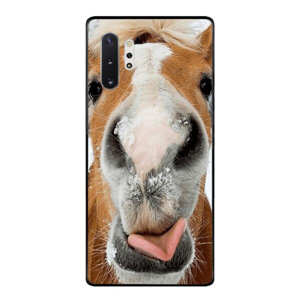 PERSONALIZED FUNNY HORSE PHONECASE QTVQ0111