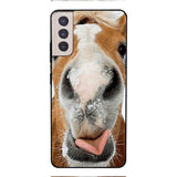 PERSONALIZED FUNNY HORSE PHONECASE QTVQ0111