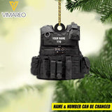 PERSONALIZED Australian Thin Blue Line HANGING ORNAMENT CHRISTMAS NOV-MQ10