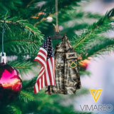PERSONALIZED U.S VETERANS HANGING ORNAMENT CHRISTMAS NOV-DT10