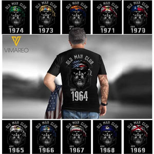Personalized Old Man Club Tshirt Printed NOV-QH15