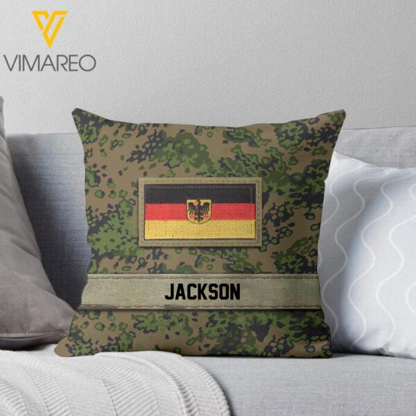 PERSONALIZED GERMAN CAMO PILLOW PRINTED DEC-HQ01