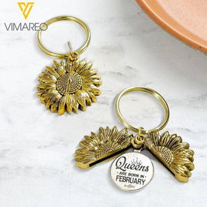 QUEENS ARE BORN IN FEBRUARY KEYCHAIN 22JAN-DT03