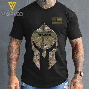 Personalized US Soldier Tshirt Printed 22FEB-HC16