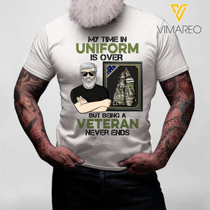 Personalized U.S Veterans Tshirt Printed 22MAR-DT01