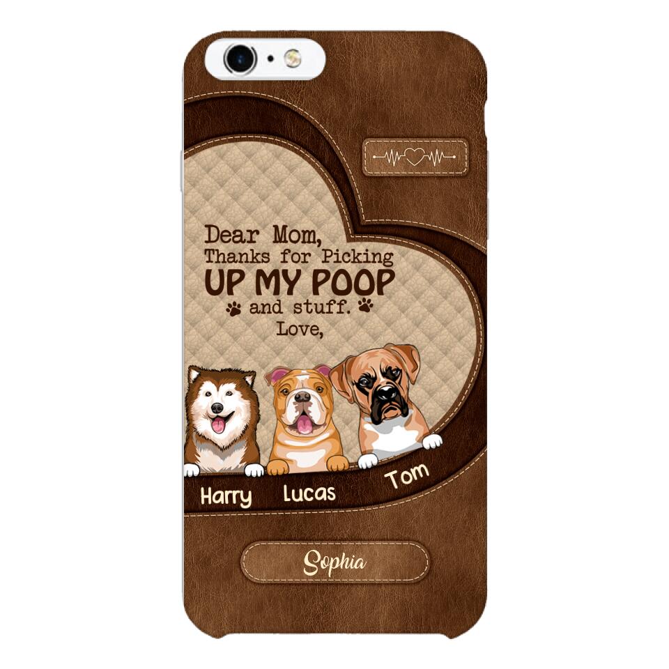Personalized Dog Mom Lover Phone Case Printed 22MAR-DT03