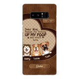Personalized Dog Mom Lover Phone Case Printed 22MAR-DT03