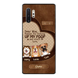Personalized Dog Mom Lover Phone Case Printed 22MAR-DT03