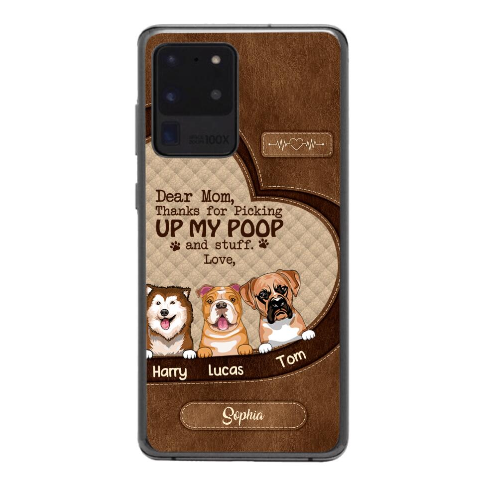 Personalized Dog Mom Lover Phone Case Printed 22MAR-DT03