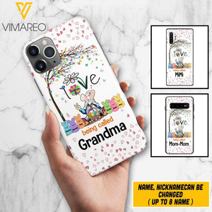Personalized Love being callaed Grandma's nickname Phone Case Printed QTHQ1503