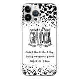 Personalized Blessed To Be Called Grandma Kid Name Phonecase DMVQ1503