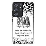 Personalized Blessed To Be Called Grandma Kid Name Phonecase DMVQ1503