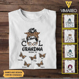 PERSONALIZED THIS COOL GRANDMA BELONG TO KID NAME TSHIRT QTTN1603