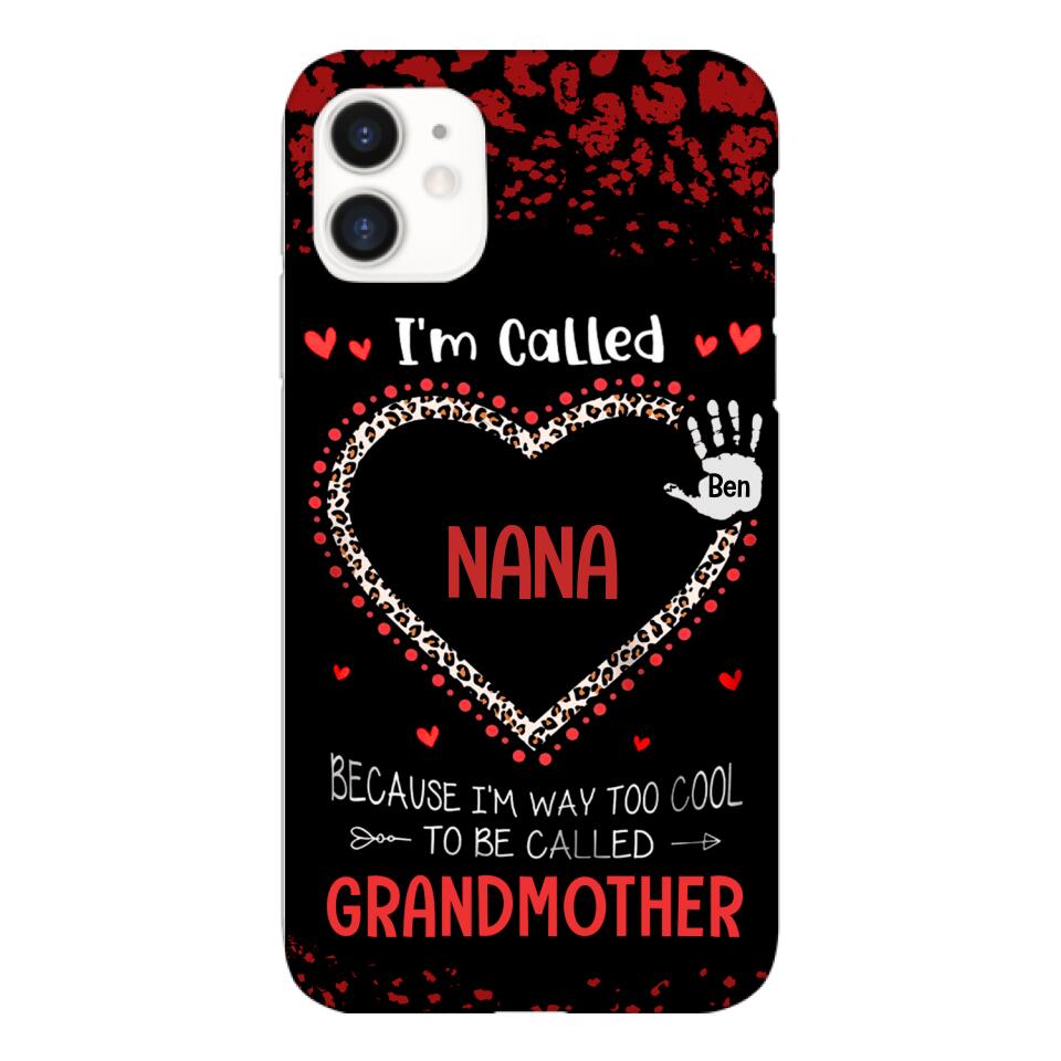 I'm called be nana Phonecase T3Q