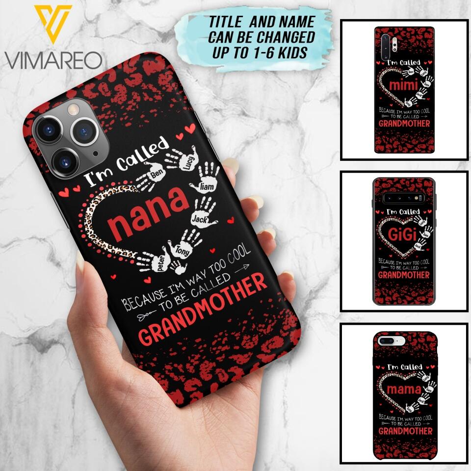 I'm called be nana Phonecase T3Q